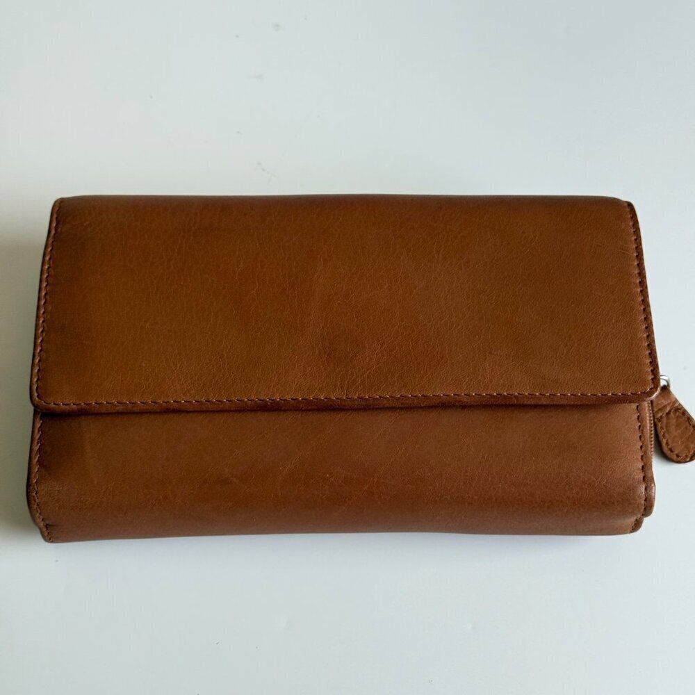 Pelle Studio Tan Leather Wallet View 4